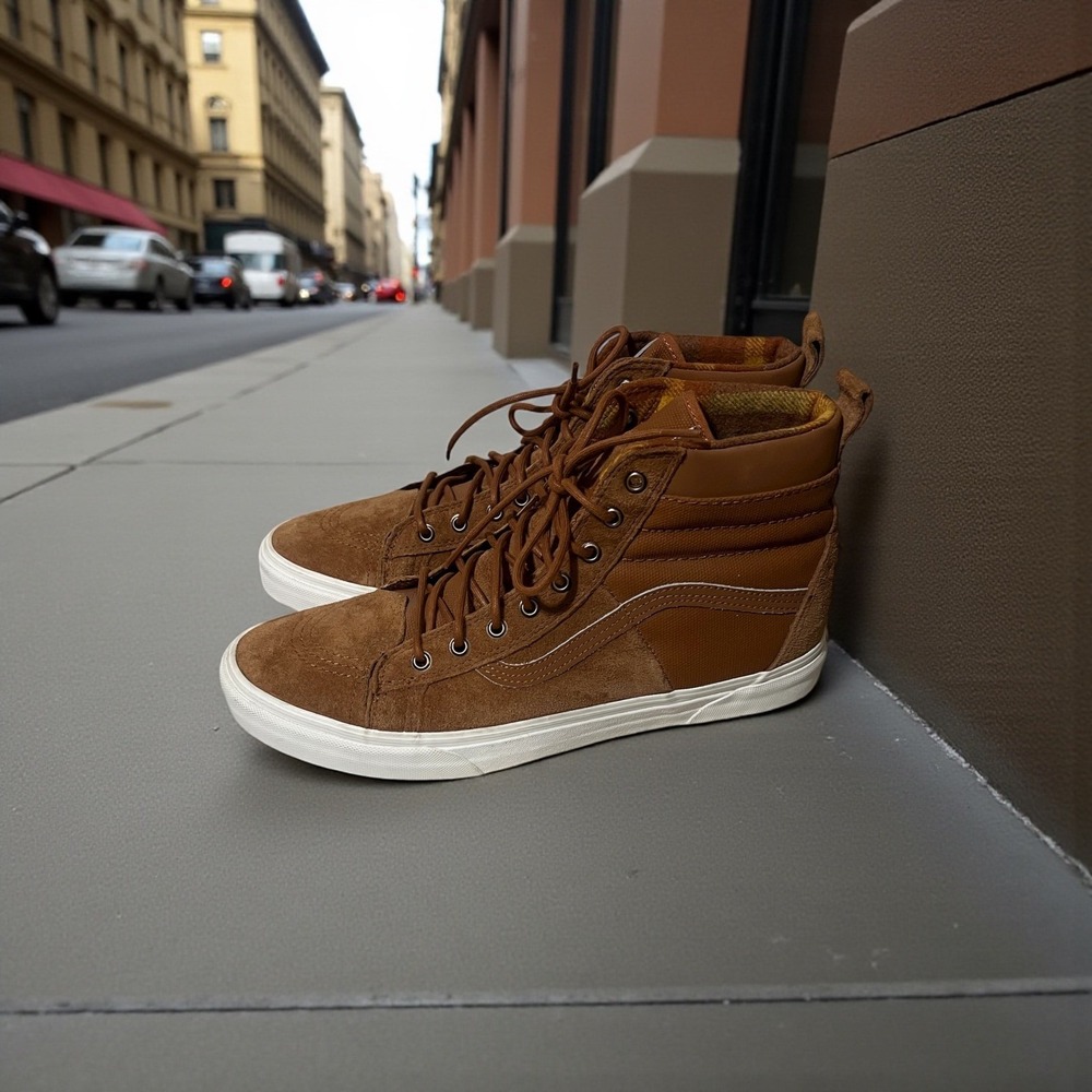 Vans Sk8 Hi MTE 20 Leather Suede Waterproof Winter Boots Mens 13 - Picture 3 of 10